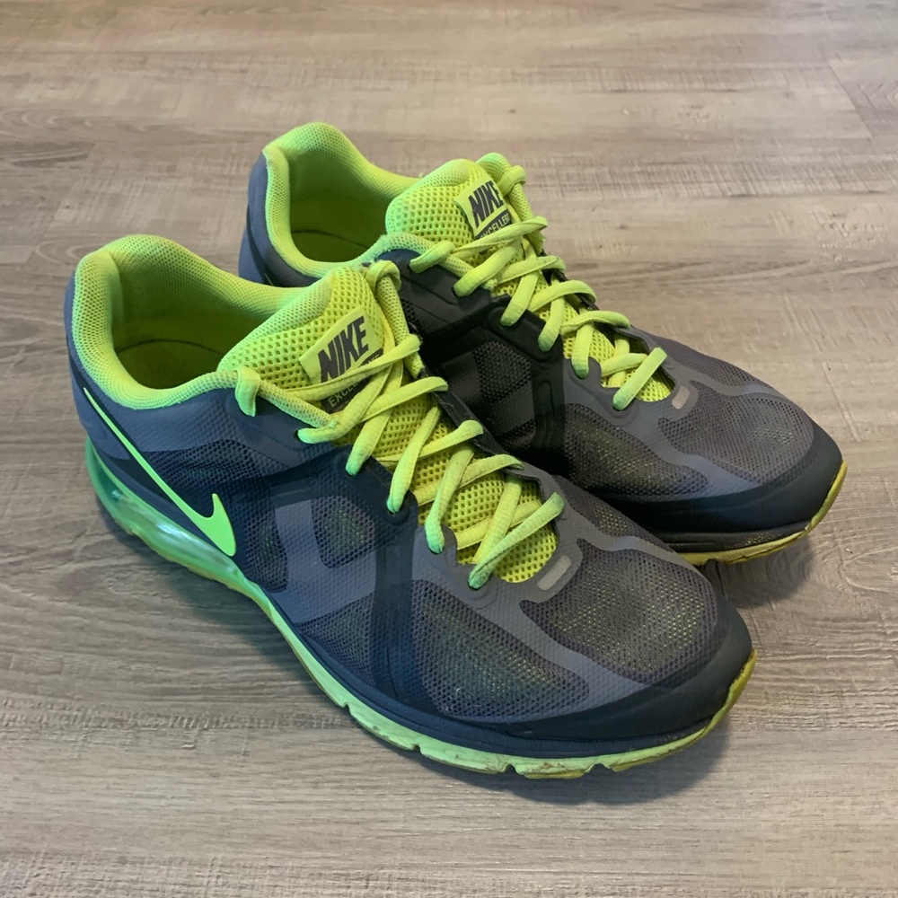 Nike Air Max Excellerate shoes green gray 9